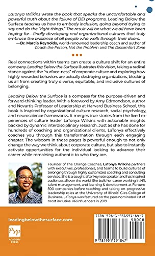 Leading Below the Surface: How to Build Real (and Psychologically Safe) Relationships with People Who Are Different from You,Used