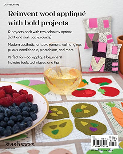 Modern Wool: 12 Appliqu Projects to Get You Stitching,Used