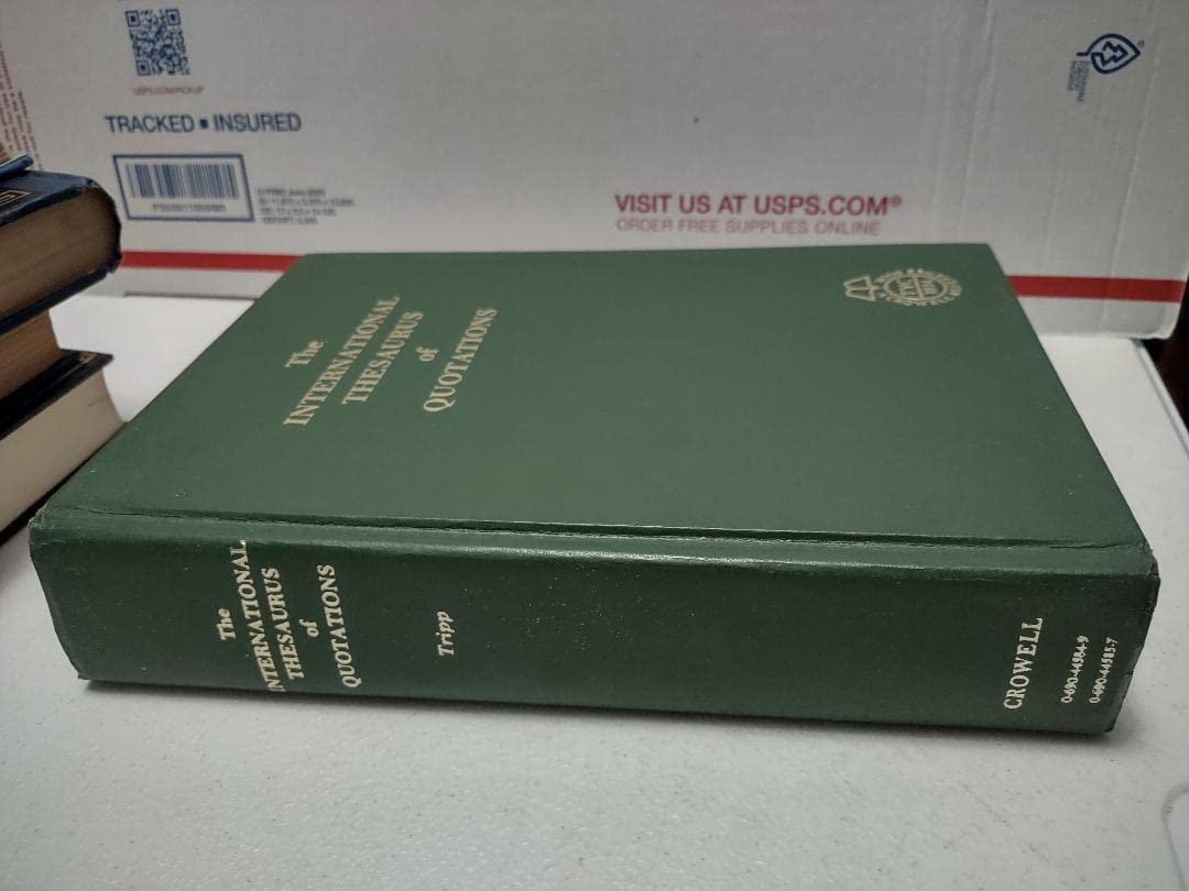 International Thesaurus of Quotations,Used