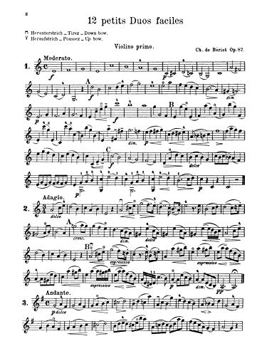 Twelve Short Easy Duets, Op. 87 (Kalmus Edition),Used