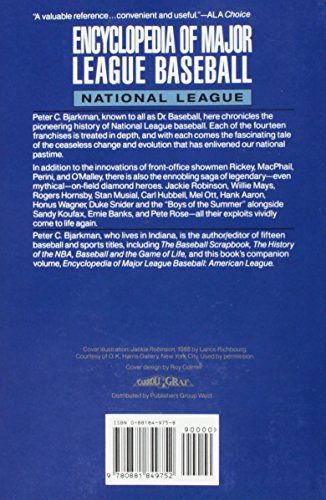 Encyclopedia Of Major League Baseball: National League, 1993,New