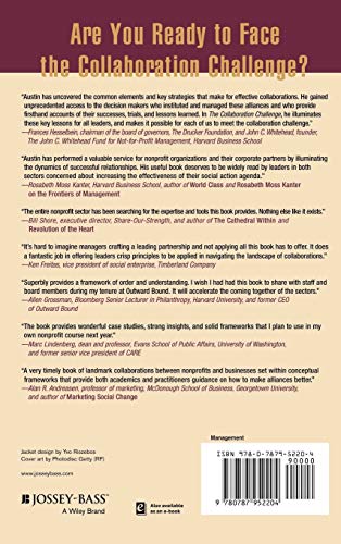 The Collaboration Challenge: How Nonprofits and Businesses Succeed Through Strategic Alliances,Used