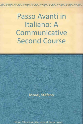 Passo Avanti in Italiano: A Communicative Second Course (Italian Edition),Used
