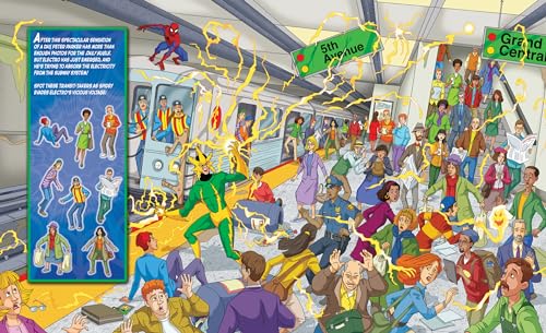 Marvel SpiderMan Look and Find Activity Book  PI Kids,Used