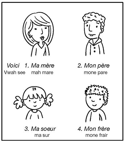 Color & Learn Easy French Phrases for Kids (Dover Little Activity Books: Language),Used