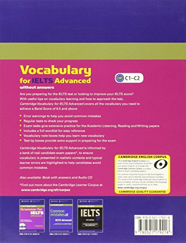 Cambridge Vocabulary for IELTS Advanced Band 6.5+ without Answers,Used