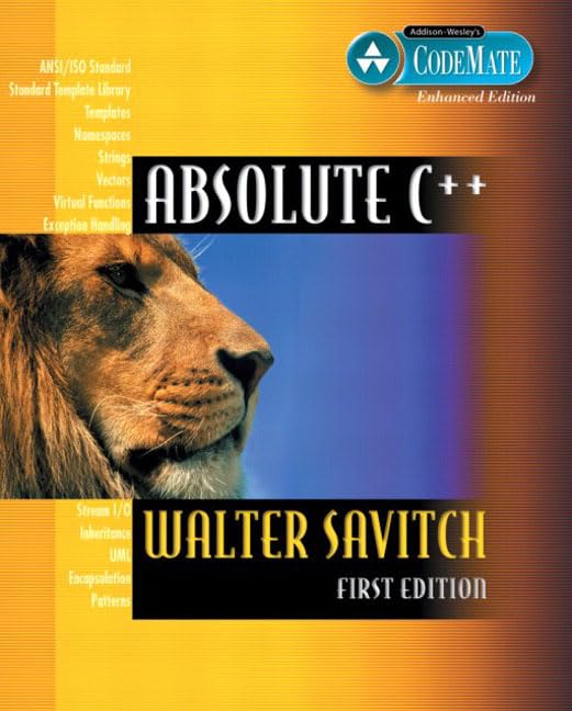 Absolute C++ CodeMate Enhanced Edition,Used
