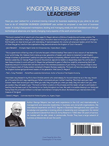 Kingdom Business Leadership  Training Manual for Emerging Business Leaders,Used