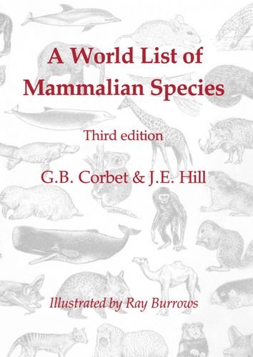 A World List of Mammalian Species,Used