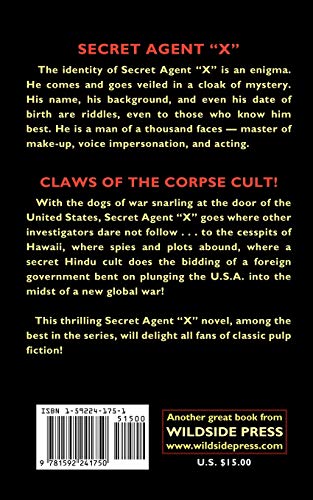 Secret Agent X: Claws of the Corpse Cult,Used