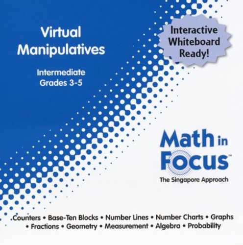 Math in Focus: Singapore Math Intermediate Virtual Manipulatives Cd Grades 35,Used