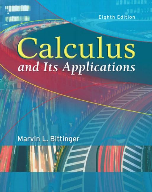 Calculus and Its Applications (8th Edition),New
