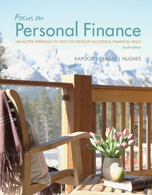 Loose Leaf for Focus on Personal Finance,Used