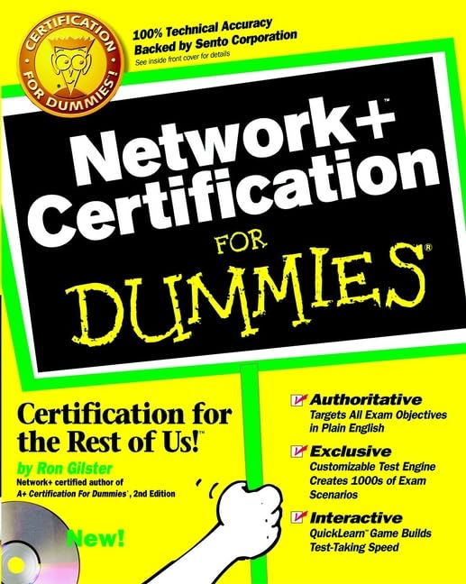 Network + Certification For Dummies?,Used