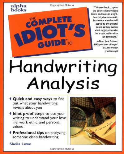 The Complete Idiot's Guide to Handwriting Analysis,New