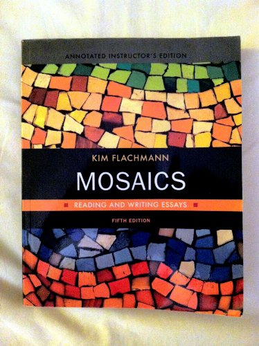 Mosaics ~ Annotated Instructor's Edition,Used