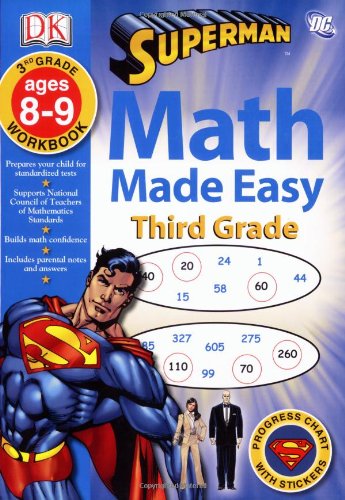 Math Made Easy: Superman: Third Grade,Used