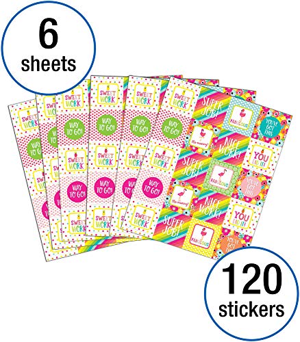 Schoolgirl Style  Simply Stylish Tropical  Motivators Motivational Stickers, 120 Pack,Used
