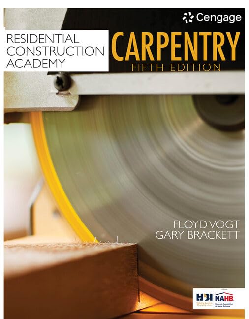 Residential Construction Academy: Carpentry (MindTap Course List),Used