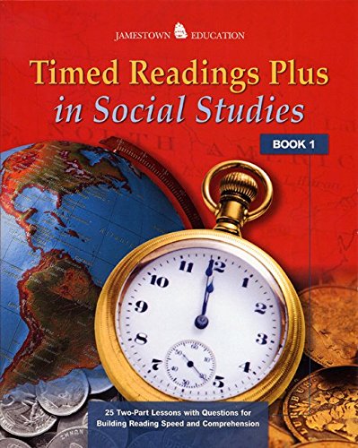 Timed Readings Plus in Social Studies: Book 1,New