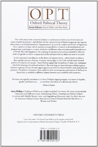 The Politics of Presence (Oxford Political Theory),Used