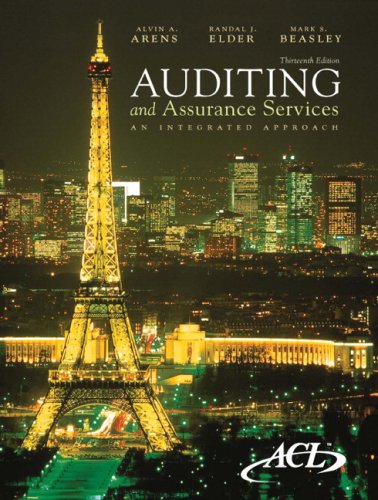 Auditing and Assurance Services: An Integrated Approach,New