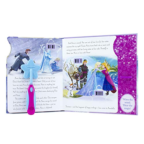 Disney Frozen  Magic Wand and Storybook Set Sound Book  PI Kids,Used