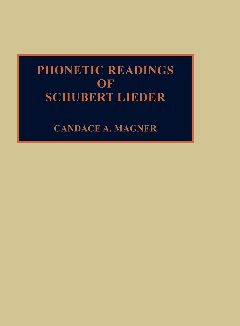 Phonetic Readings Of Schubert Lieder,Used
