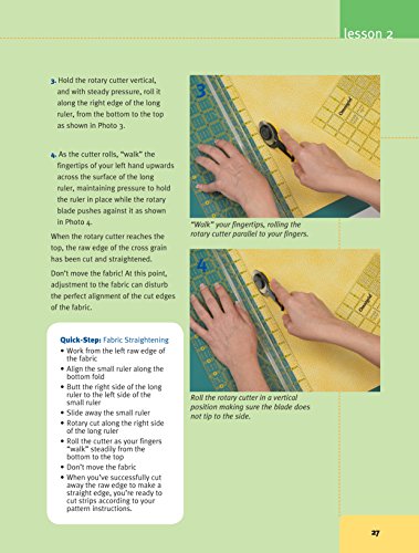 FirstTime Quiltmaking: Learning to Quilt in Six Easy Lessons (Landauer) StepbyStep Beginner's Quilting Guide with EasytoFol,New