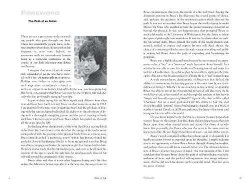 Bruce Lee: Artist Of Life (Bruce Lee Library),New