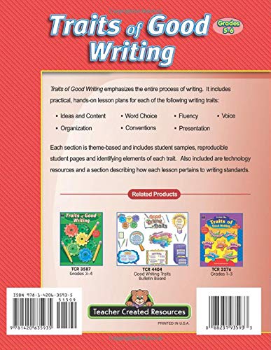 Traits of Good Writing, Grades 56: Grades 56,Used