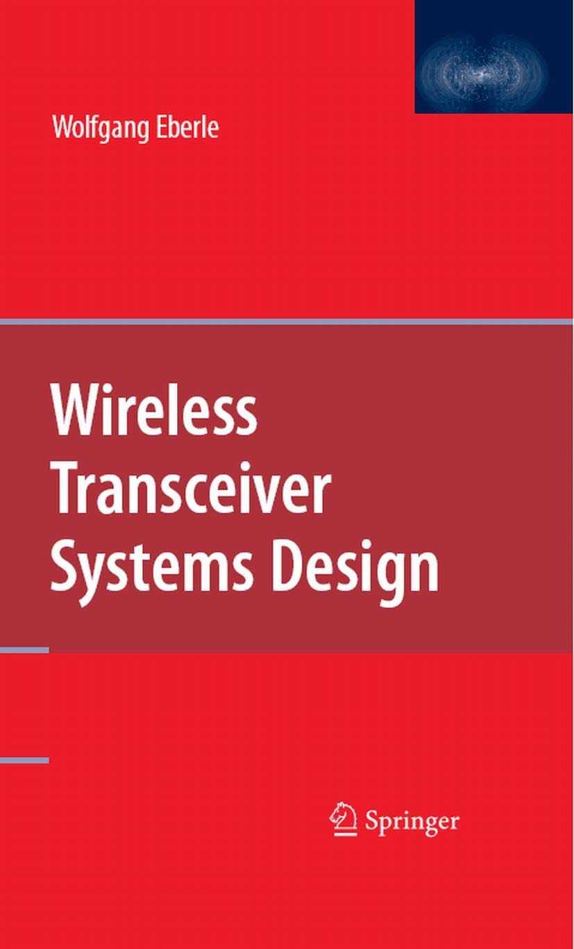 Wireless Transceiver Systems Design,Used