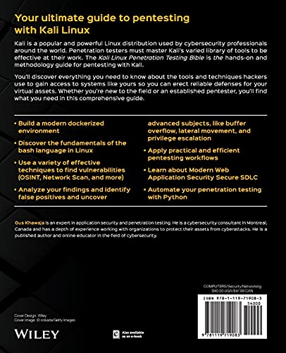 Kali Linux Penetration Testing Bible,Used