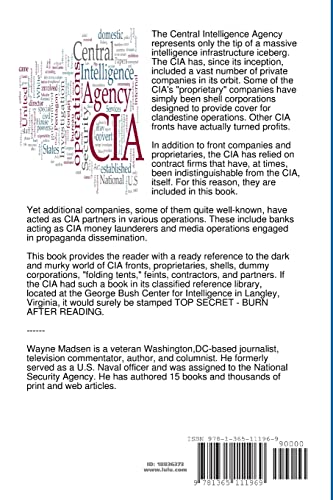 The Almost Classified Guide to CIA Front Companies, Proprietaries & Contractors,Used
