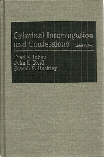 Criminal Interrogation and Confessions,Used