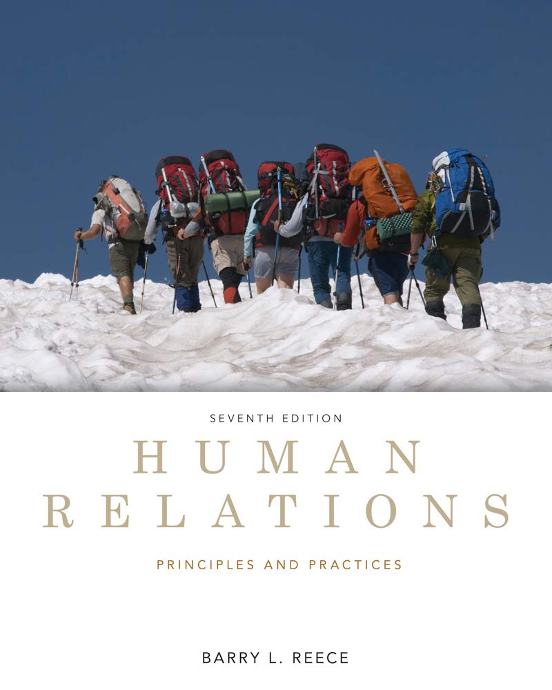Human Relations: Principles And Practices