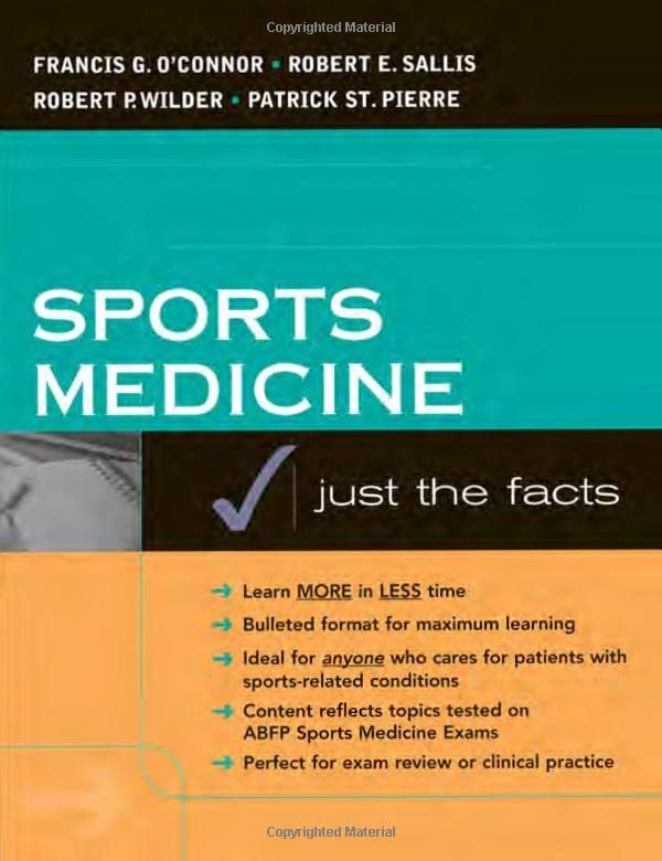 Sports Medicine: Justs the Facts,Used