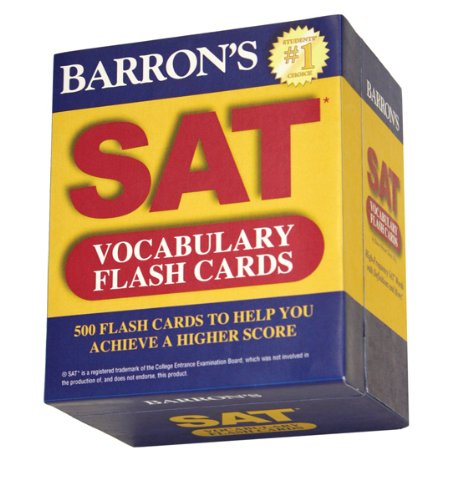 Barron's SAT Vocabulary Flash Cards,Used