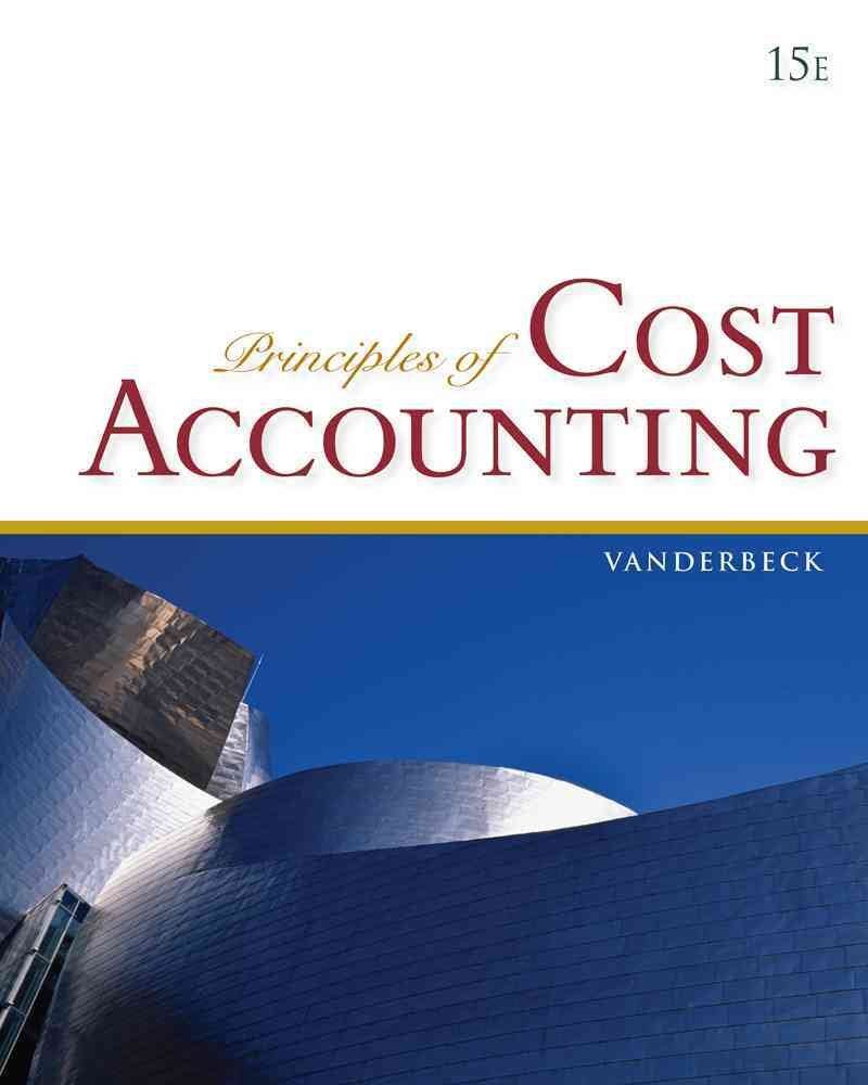 Principles of Cost Accounting,Used