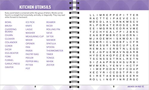 Brain Games  Large Print Word Search (Swirls),Used