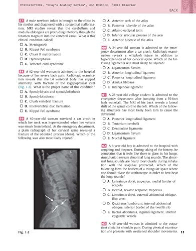 Gray'S Anatomy Review: With Student Consult Online Access, 2E,Used