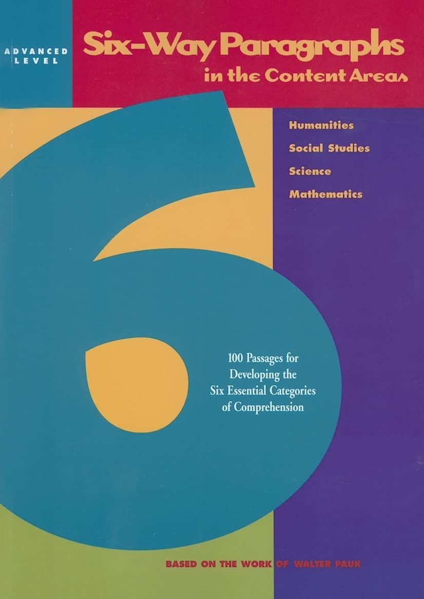 SixWay Paragraphs in the Content Areas: Advanced Level,Used