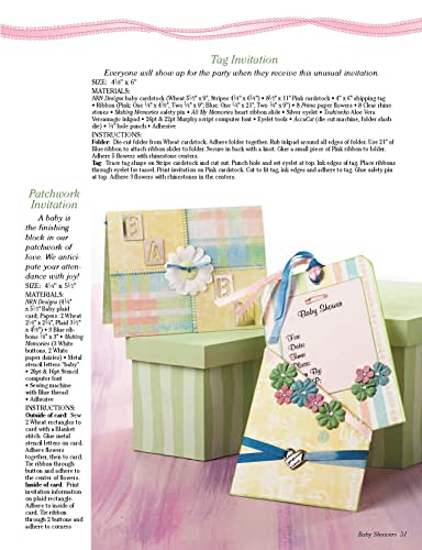 Baby Showers: Invitations, Thank You's, Gifts, Decorations, Announcements, Games, Keepsakes, Favors (Design Originals),Used