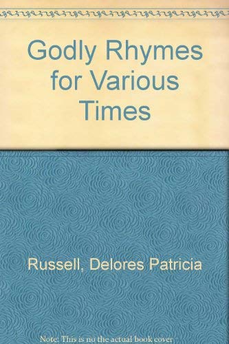 Godly Rhymes for Various Times,Used