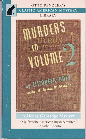Murders in Volume 2/a Henry Gamadge Mystery (Otto Penzler's Classic American Mystery Library),Used