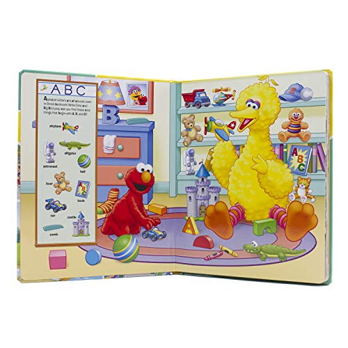 Sesame Street  E is for Elmo! ABCs  My First Look and Find Activity Book  PI Kids,Used