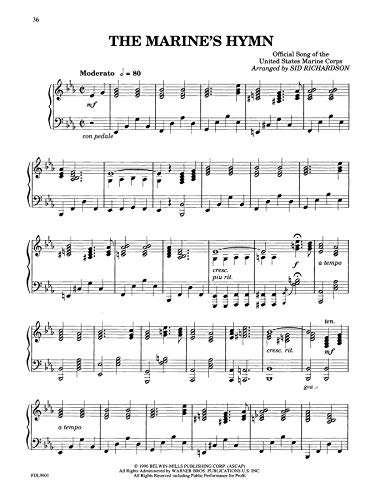 Reflections on Patriotic Songs: Piano Solo Arrangements of Patriotic Favorites (David Carr Glover Christian Piano Library),Used