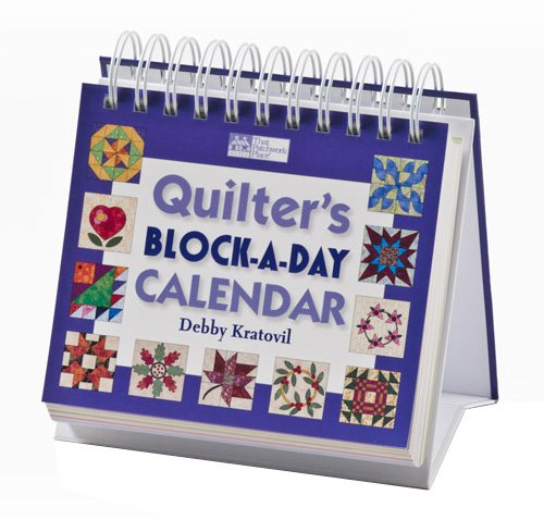 Quilter's Blockaday Perpetual Calendar,Used