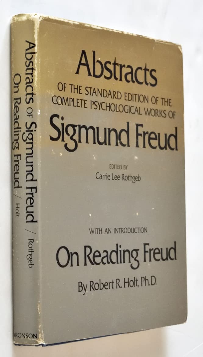 Abstracts of the Standard Edition of the Complete Psychological Works of Sigmund Freud,Used