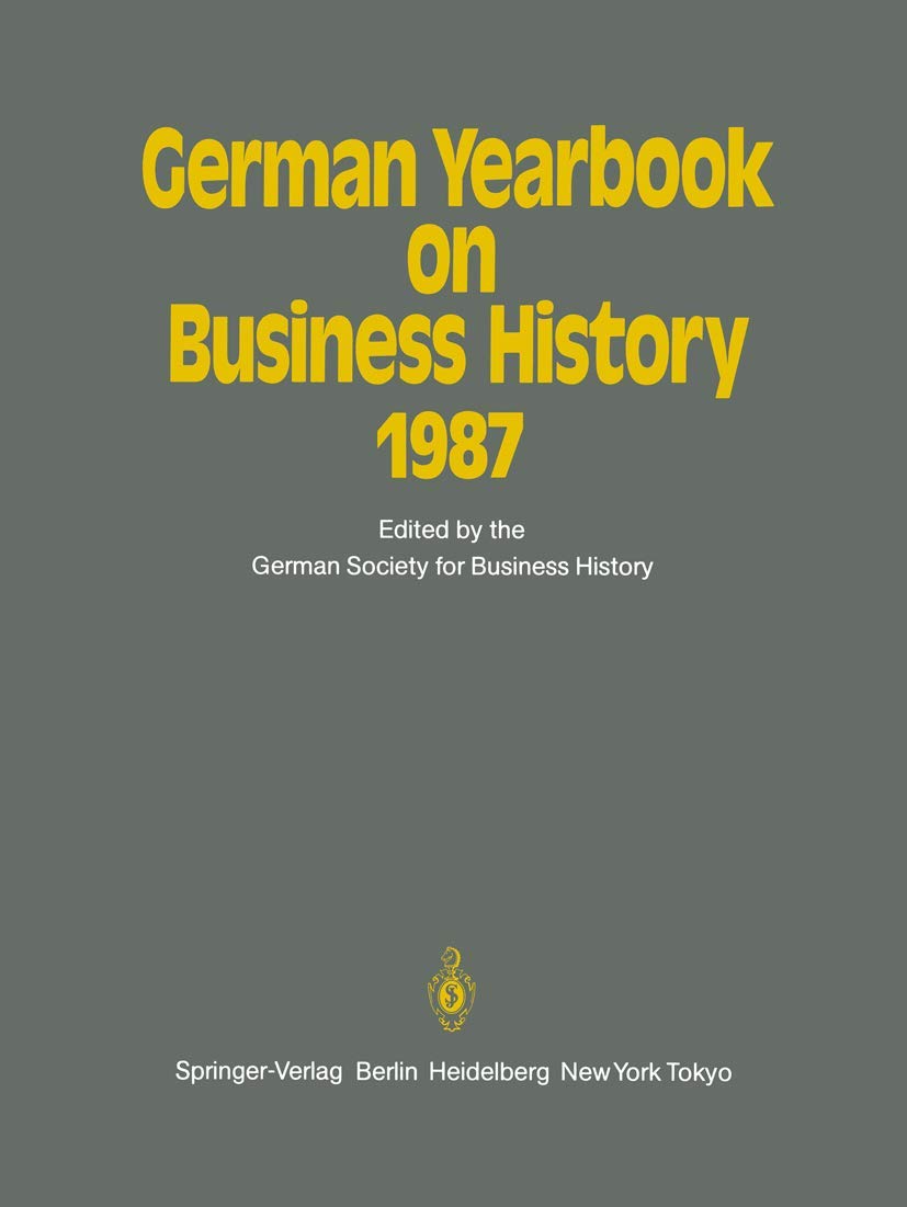 German Yearbook on Business History 1987,Used